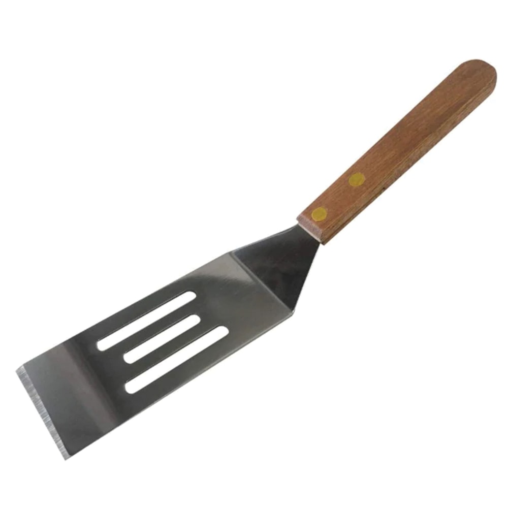 Better Houseware Slotted Mini Spatula, 8-1/4", Brown