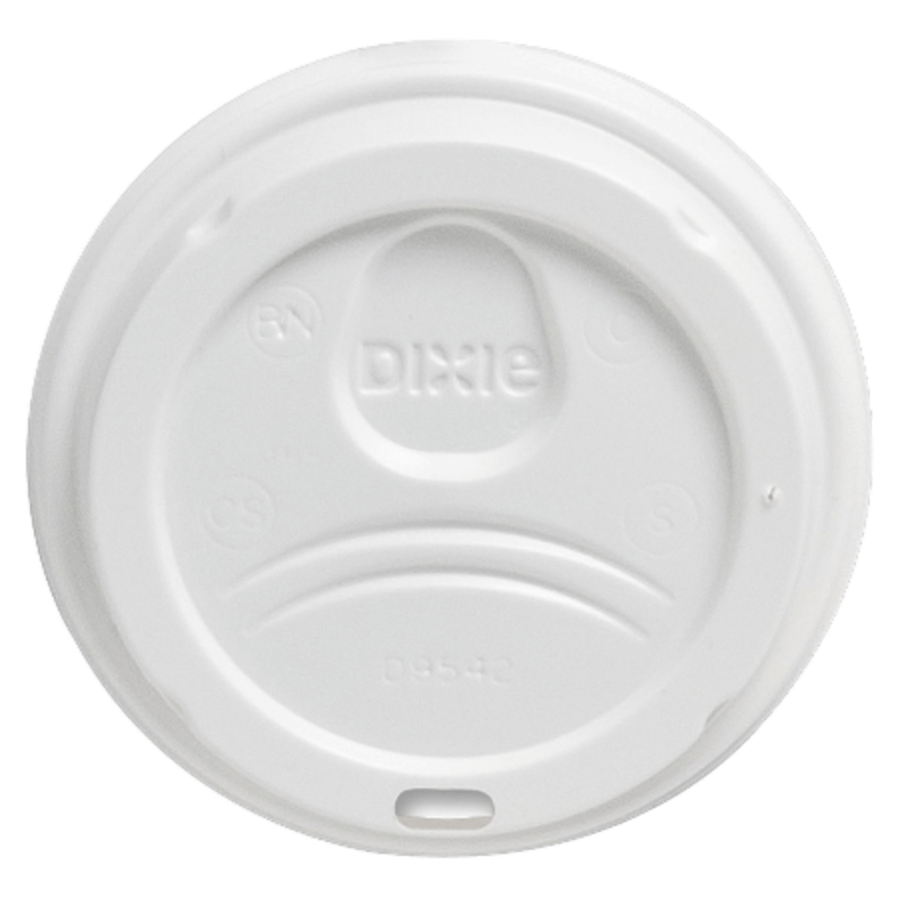 Dixie® PerfecTouch Hot Cup Lids, For 10-, 12-