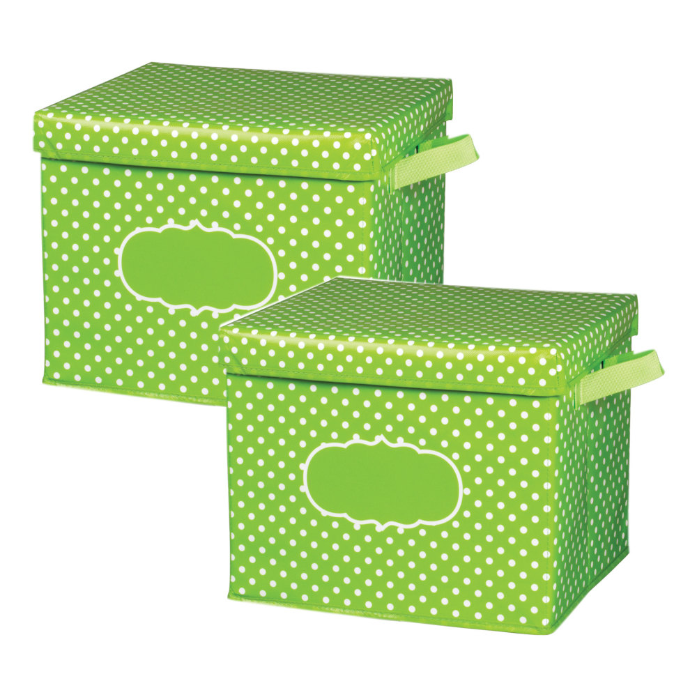 Teacher Created Resources Storage Box With Lid, Lime