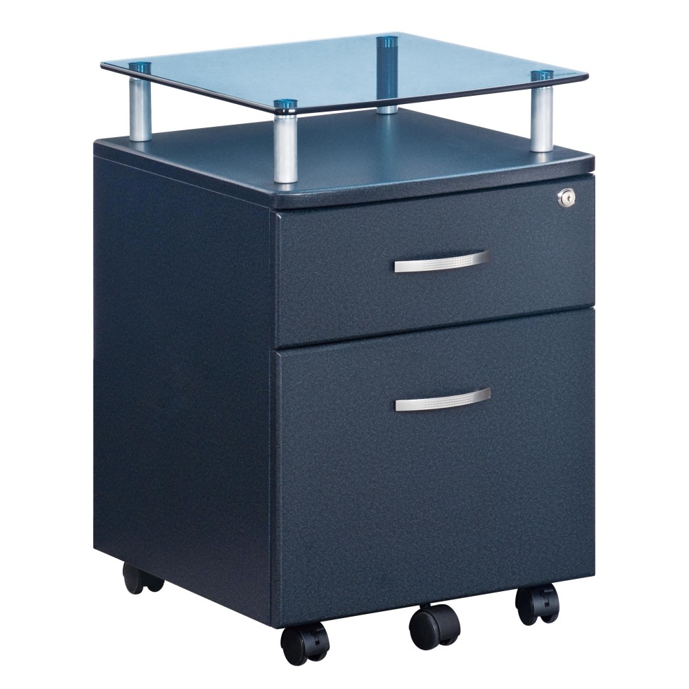 Techni Mobili 15-3/4”W x 17-1/2”D Lateral 2-Drawer Mobile