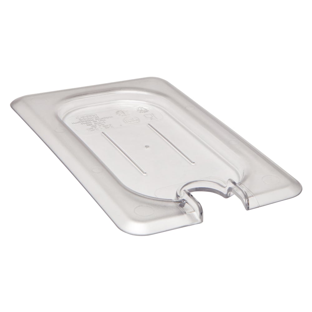 Cambro Camwear GN 1/9 Notched Covers, Clear, Set