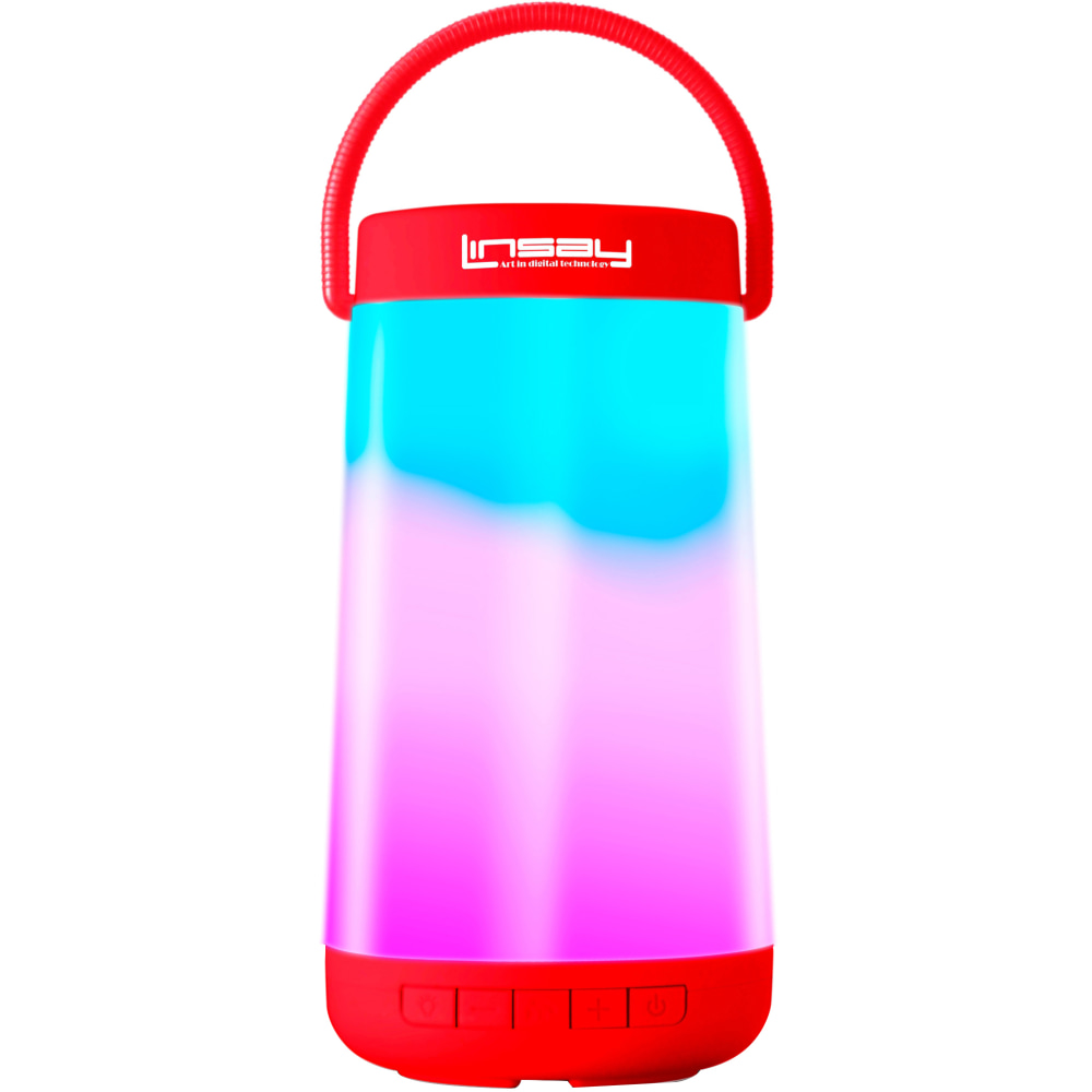 Linsay LED Light Show Indoor/Outdoor Portable Bluetooth® Speaker,