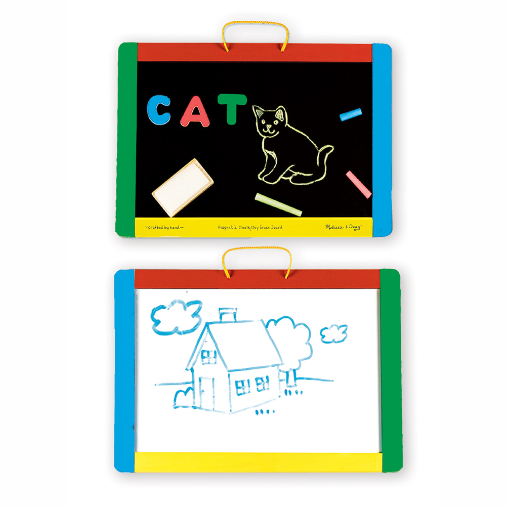 Melissa & Doug Magnetic Chalkboard And Dry-Erase Board