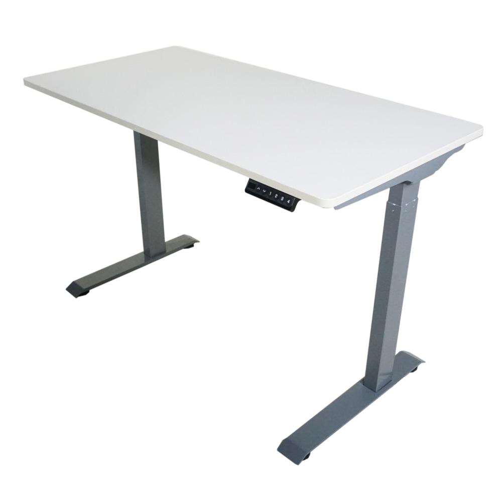 Victor Electric 48"W Standing Desk, White