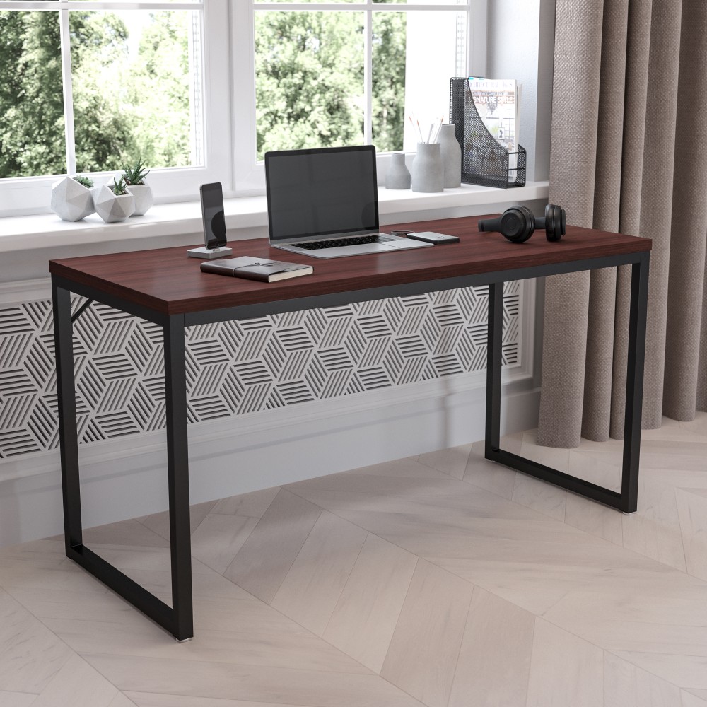 Flash Furniture 55"W Commercial-Grade Industrial Office