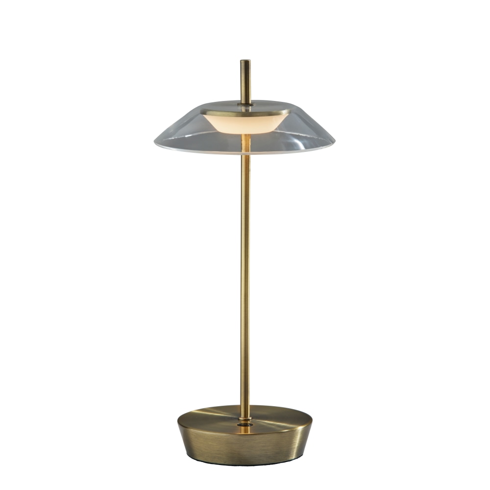 Adesso ADS360 Ako LED Cordless Table Lamp, Antique