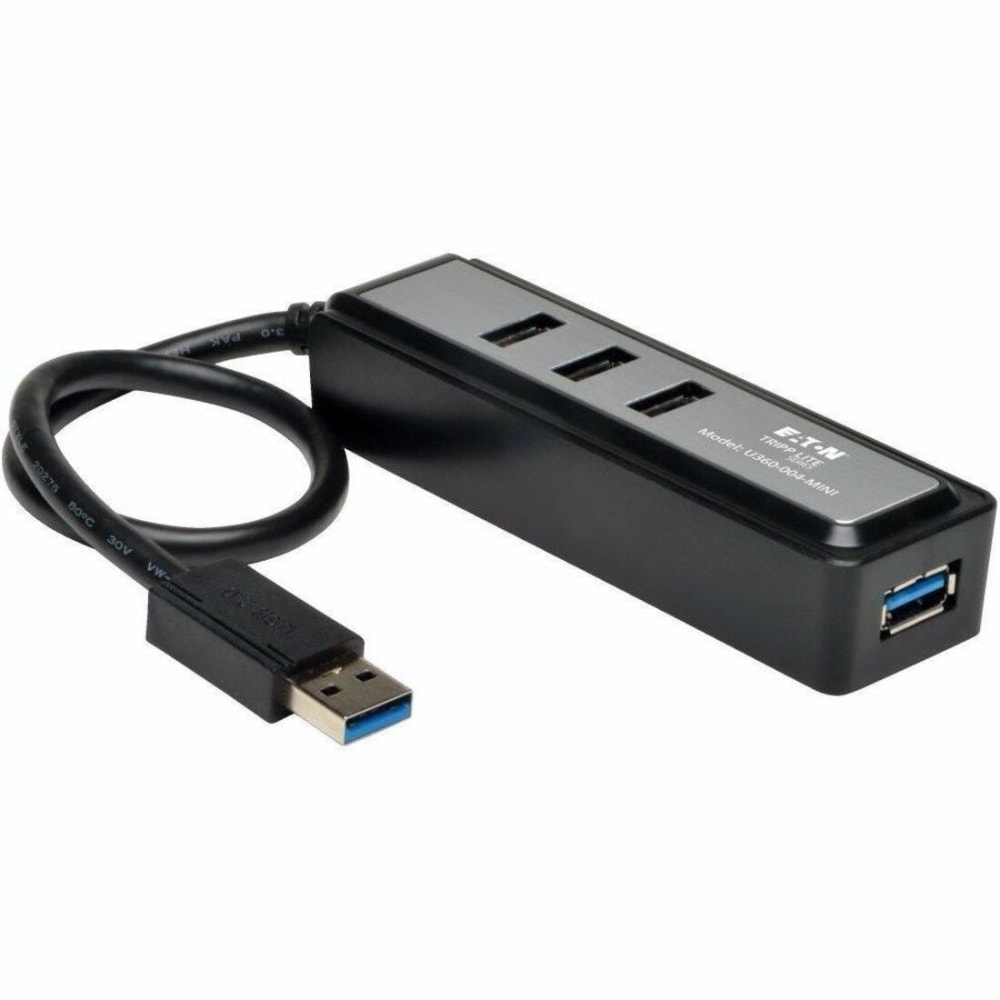 Tripp Lite Portable 4-Port USB 3.0 SuperSpeed Mini