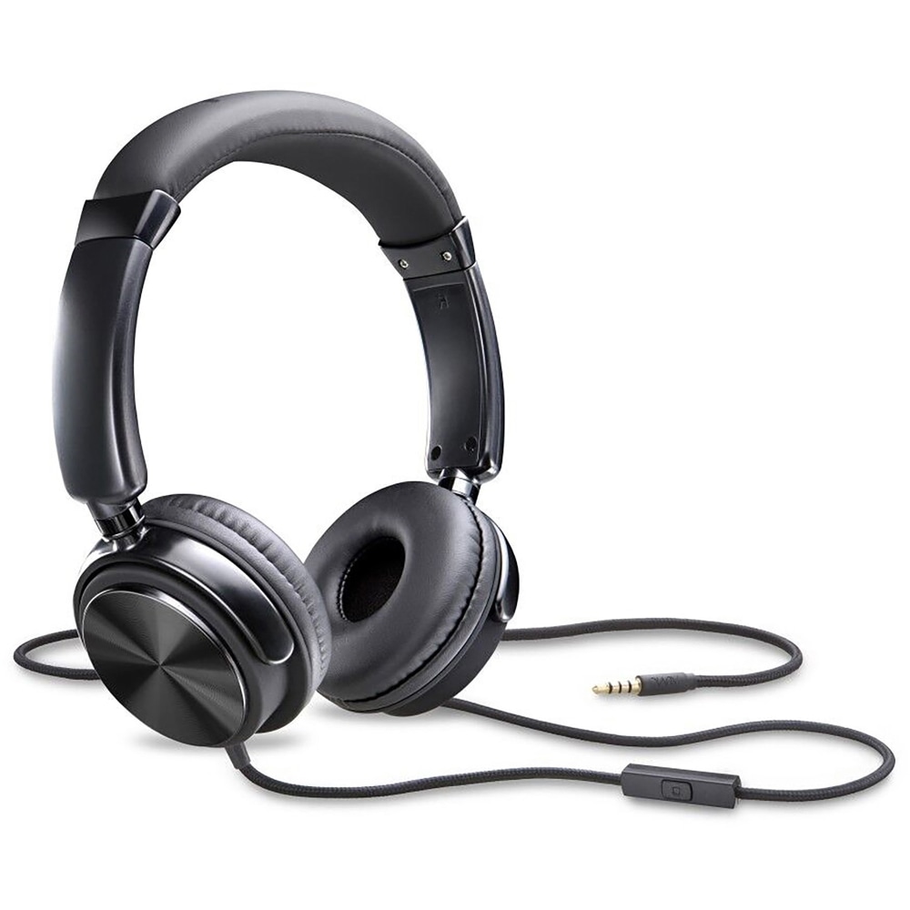 Compucessory Tangle-free Headset with Mic - Stereo -