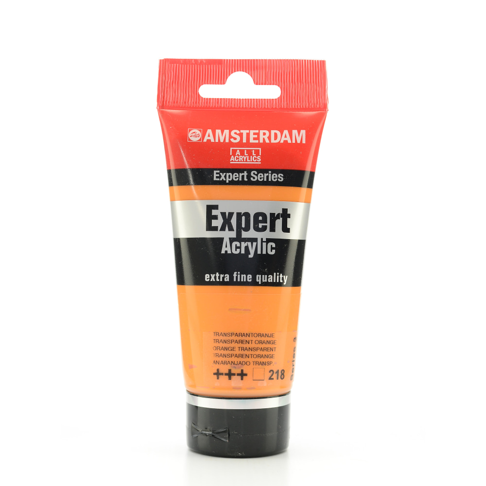 Amsterdam Expert Acrylic Paint Tubes, 75 mL, Transparent