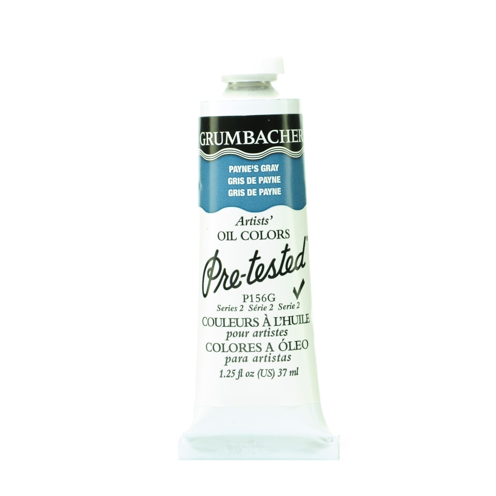Grumbacher P156 Pre-Tested Artists&#x27; Oil Colors, 1.25 Oz,