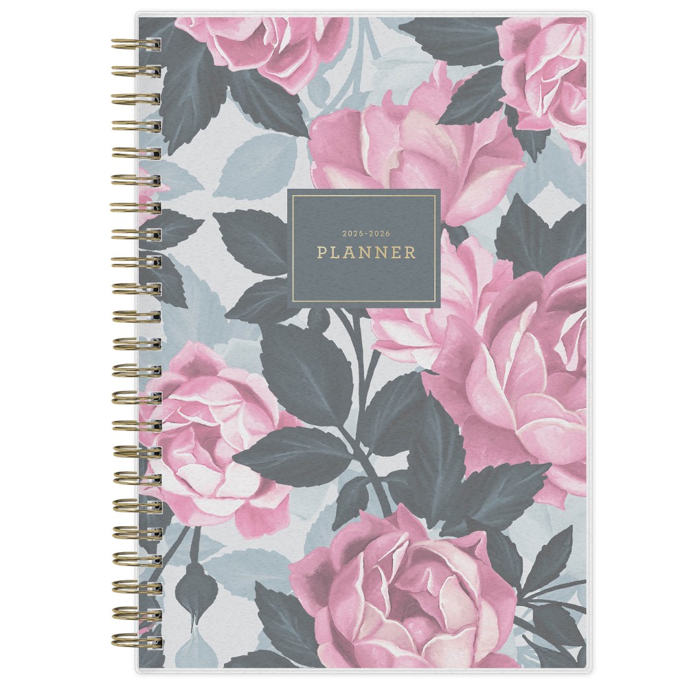 2025-2026 Blue Sky Roosevelt Pink Frosted Weekly/Monthly Academic