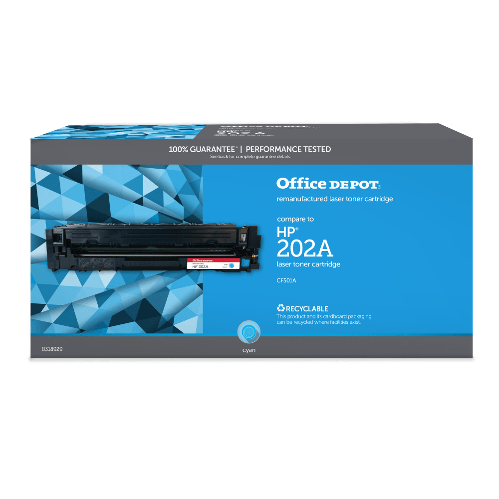Office Depot® Remanufactured Cyan Toner Cartridge Replacement For