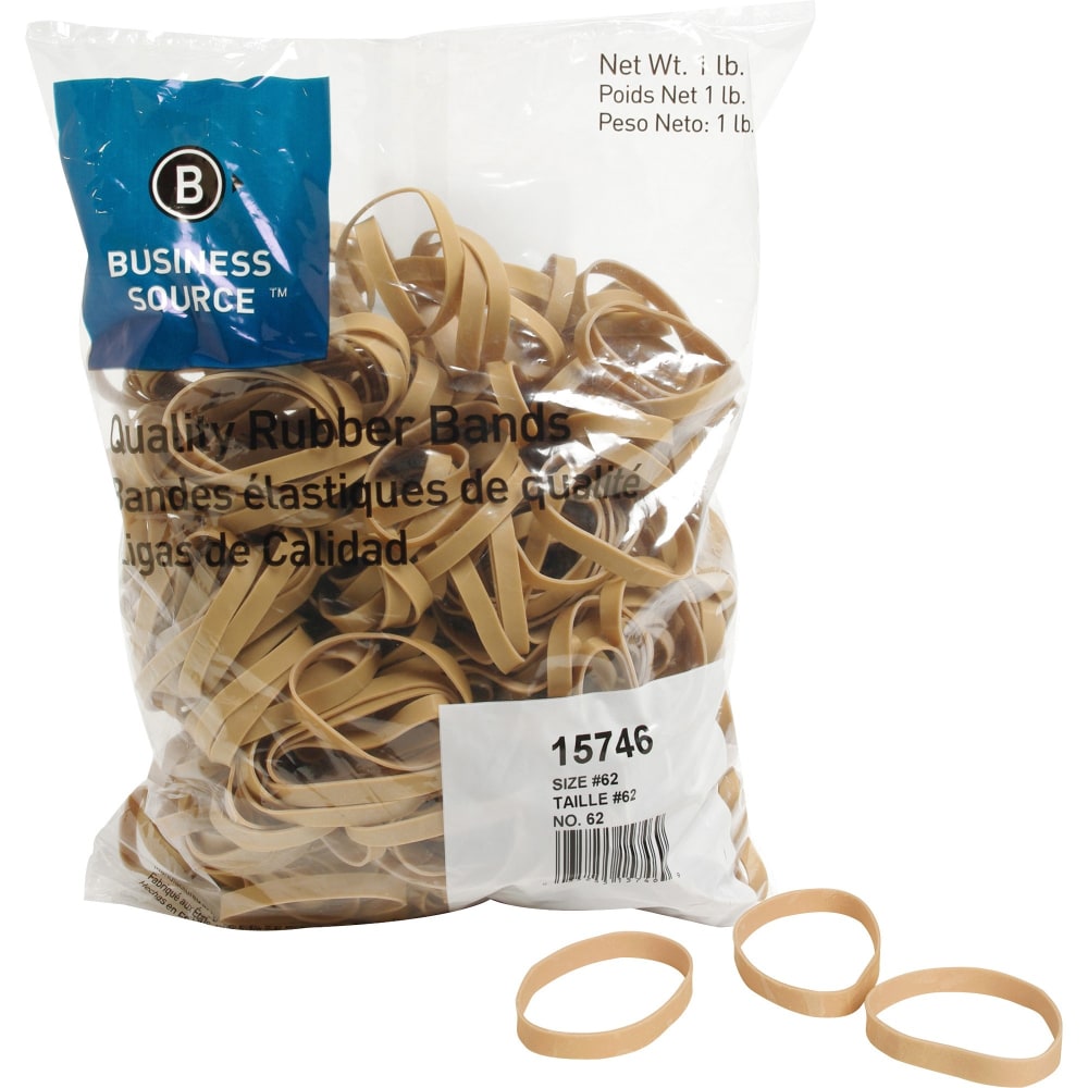 Business Source Quality Rubber Bands - Size: #62