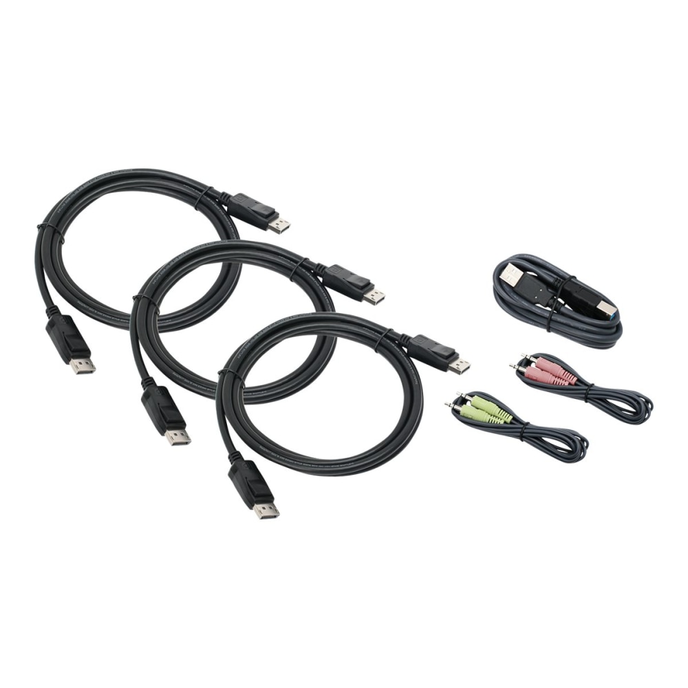 IOGEAR G2L9302U 4K Triple View DisplayPort USB KVM