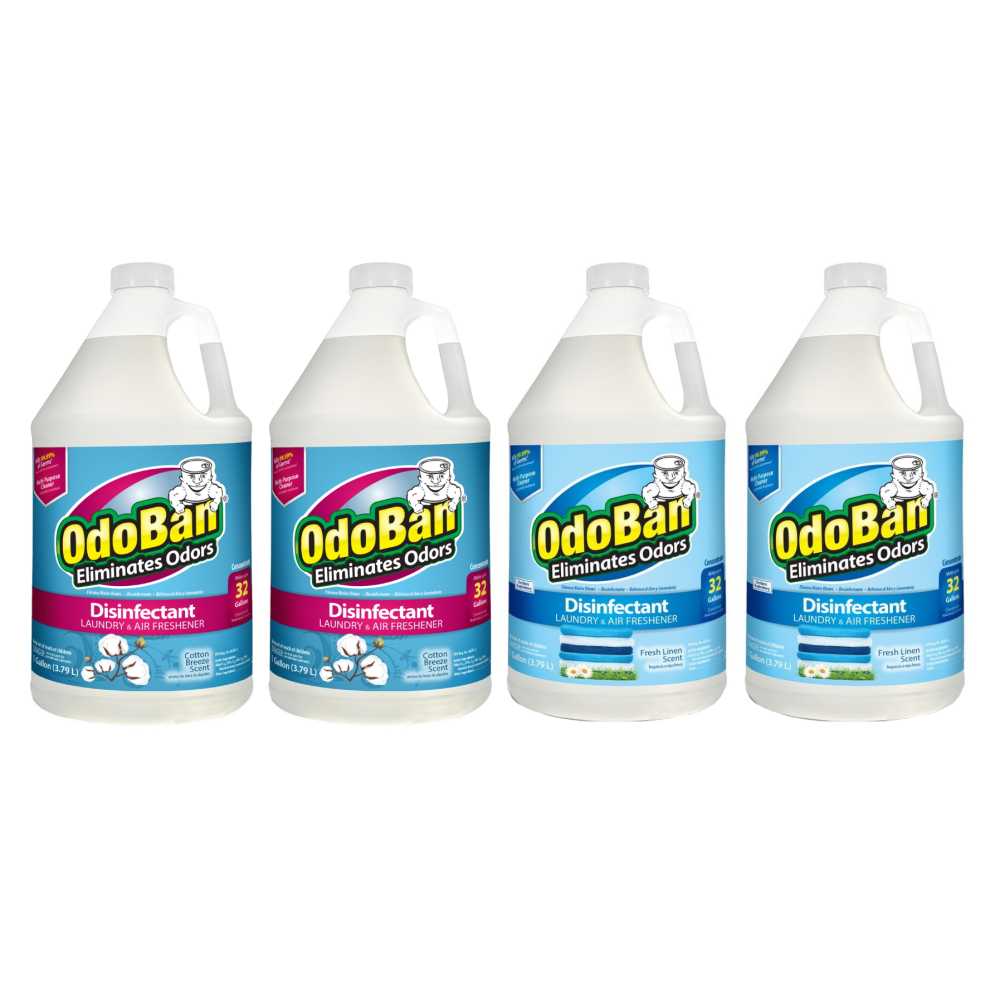 OdoBan Odor Eliminator Disinfectant Concentrate, 128 Oz, Case