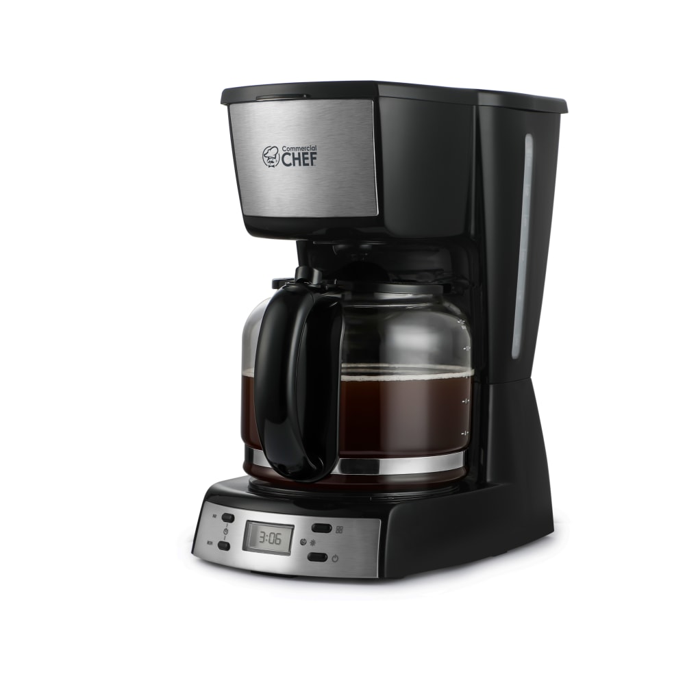 Commercial Chef 12-Cup Digital Programmable Coffee Maker With