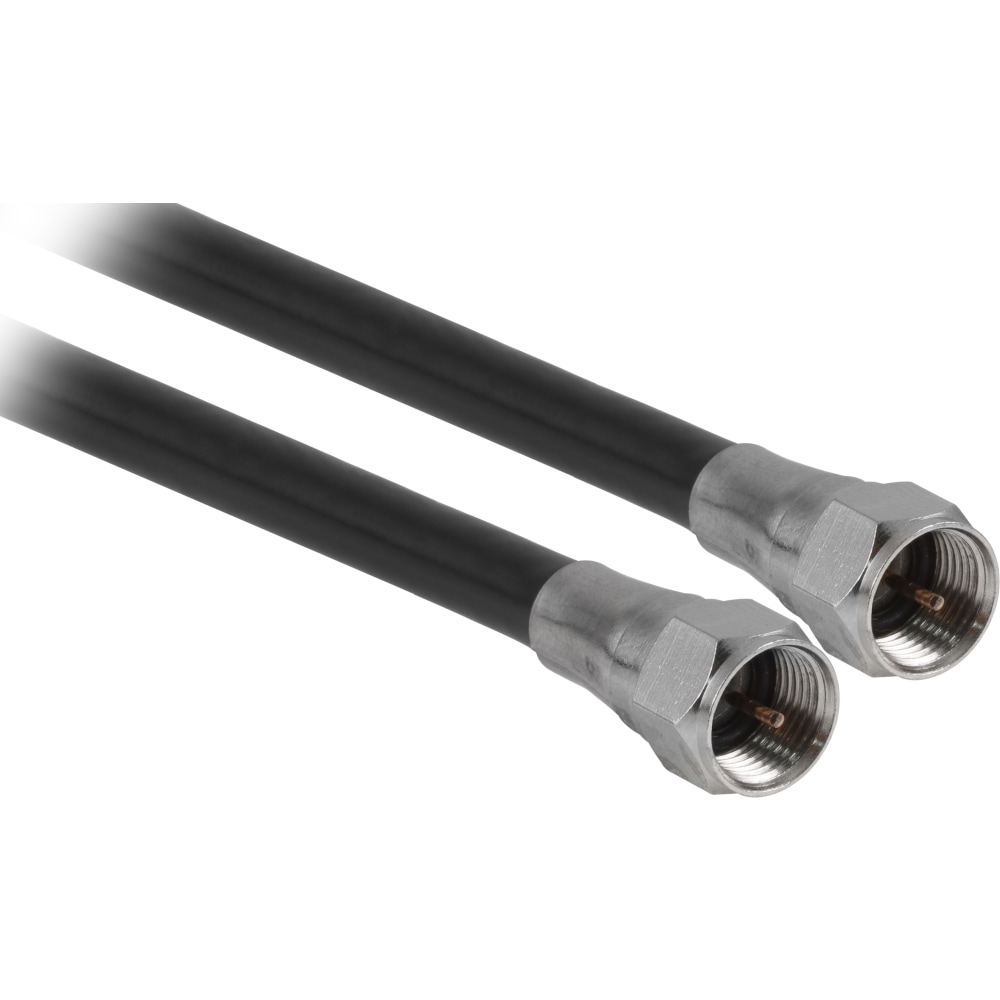Ativa® RG6 Coaxial Cable, 6’, Black, 26894