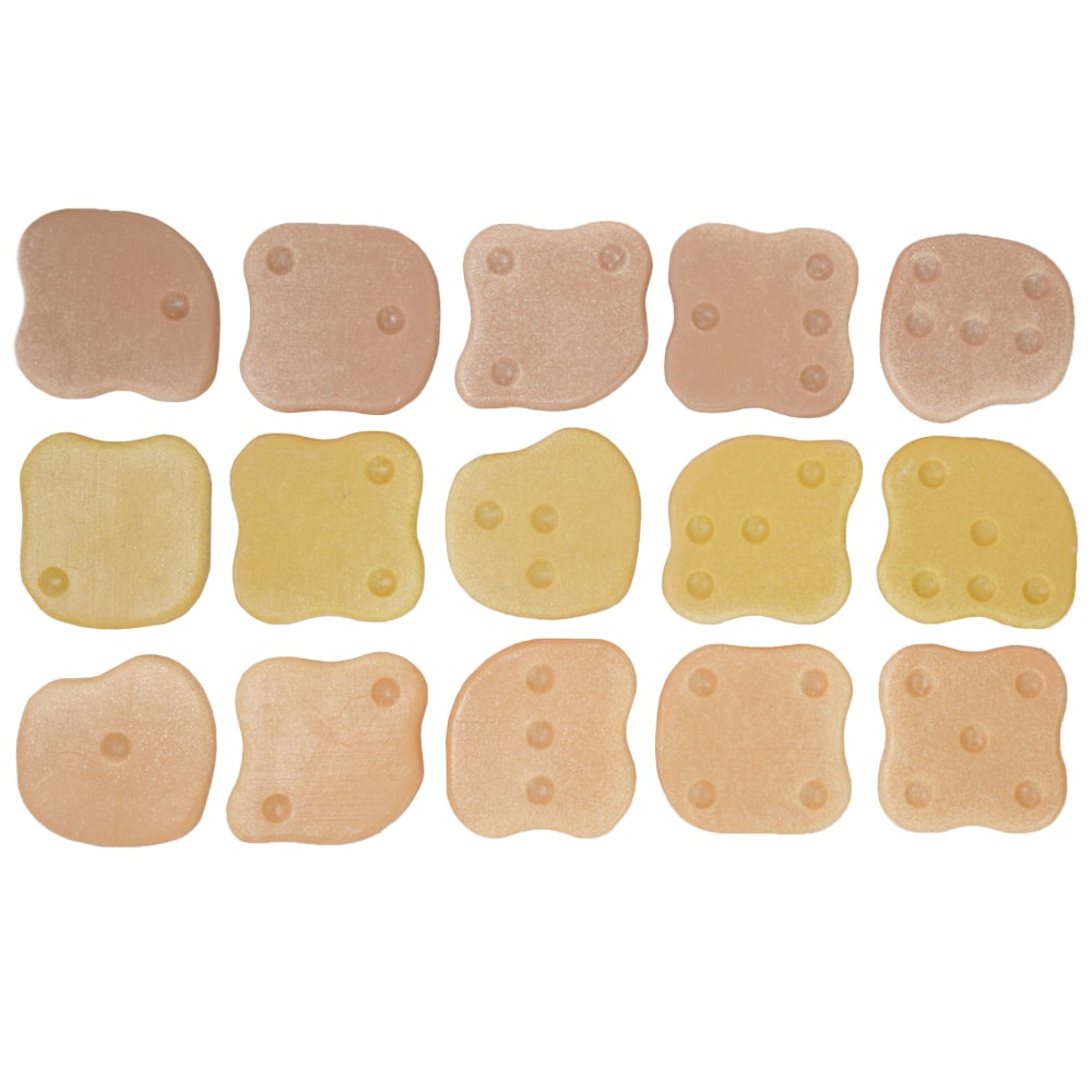 Yellow Door Tactile Array Stones, Assorted Colors, Set