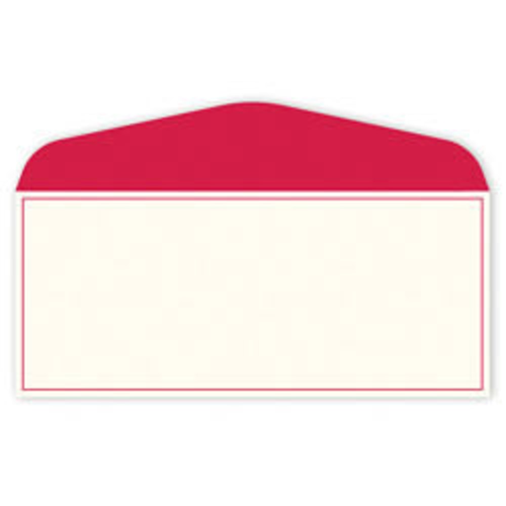 Gartner Studios® #10 Stationery Envelopes, Gummed Seal, Red