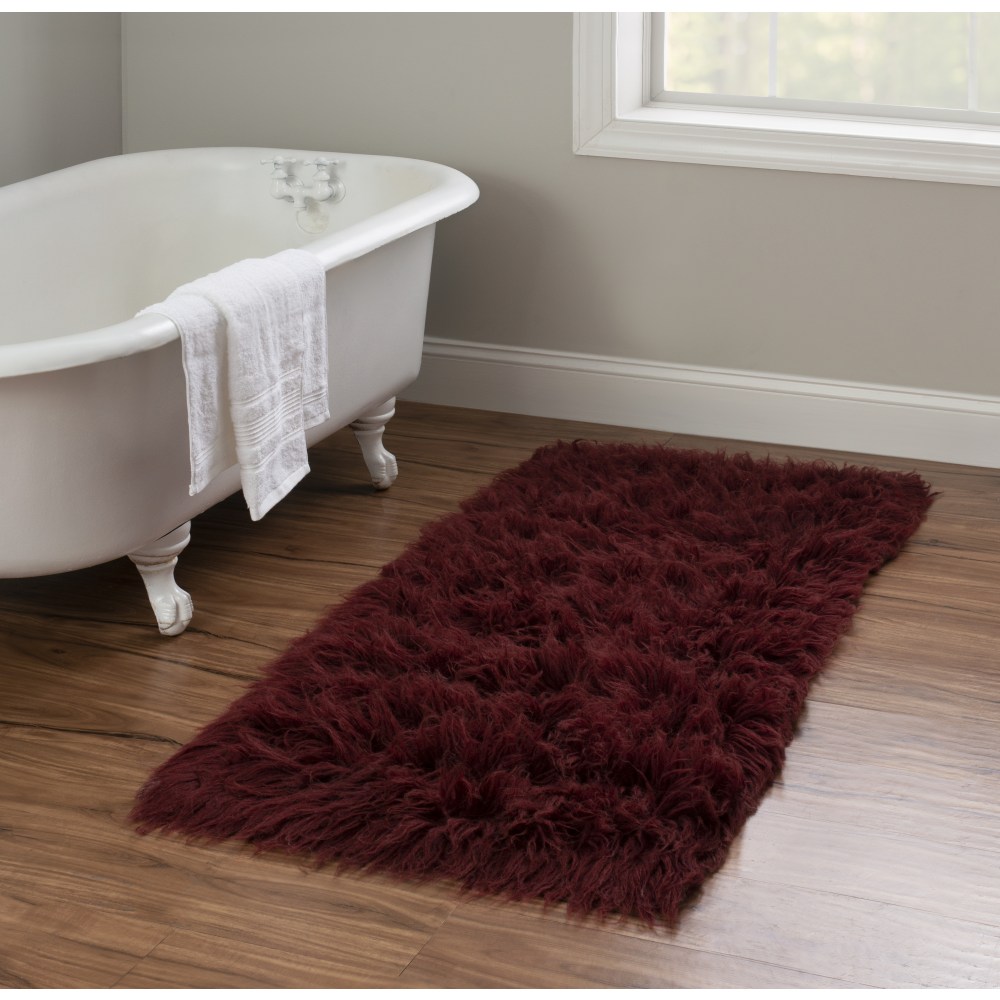 Linon Flokati Area Rug, 29" x 52", Morrigan