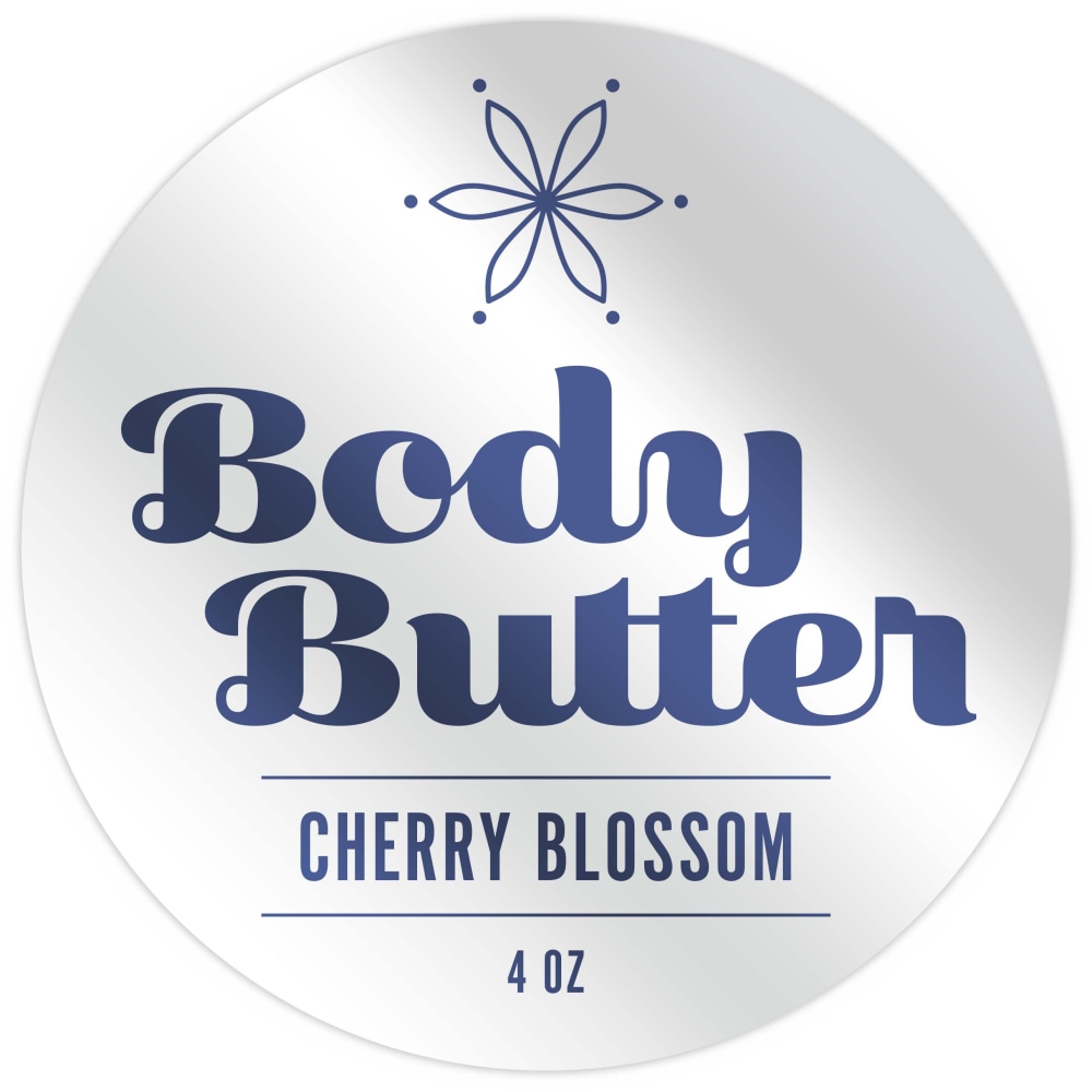 Custom 1-Color Foil-Stamped Labels And Stickers, 2-1/2"