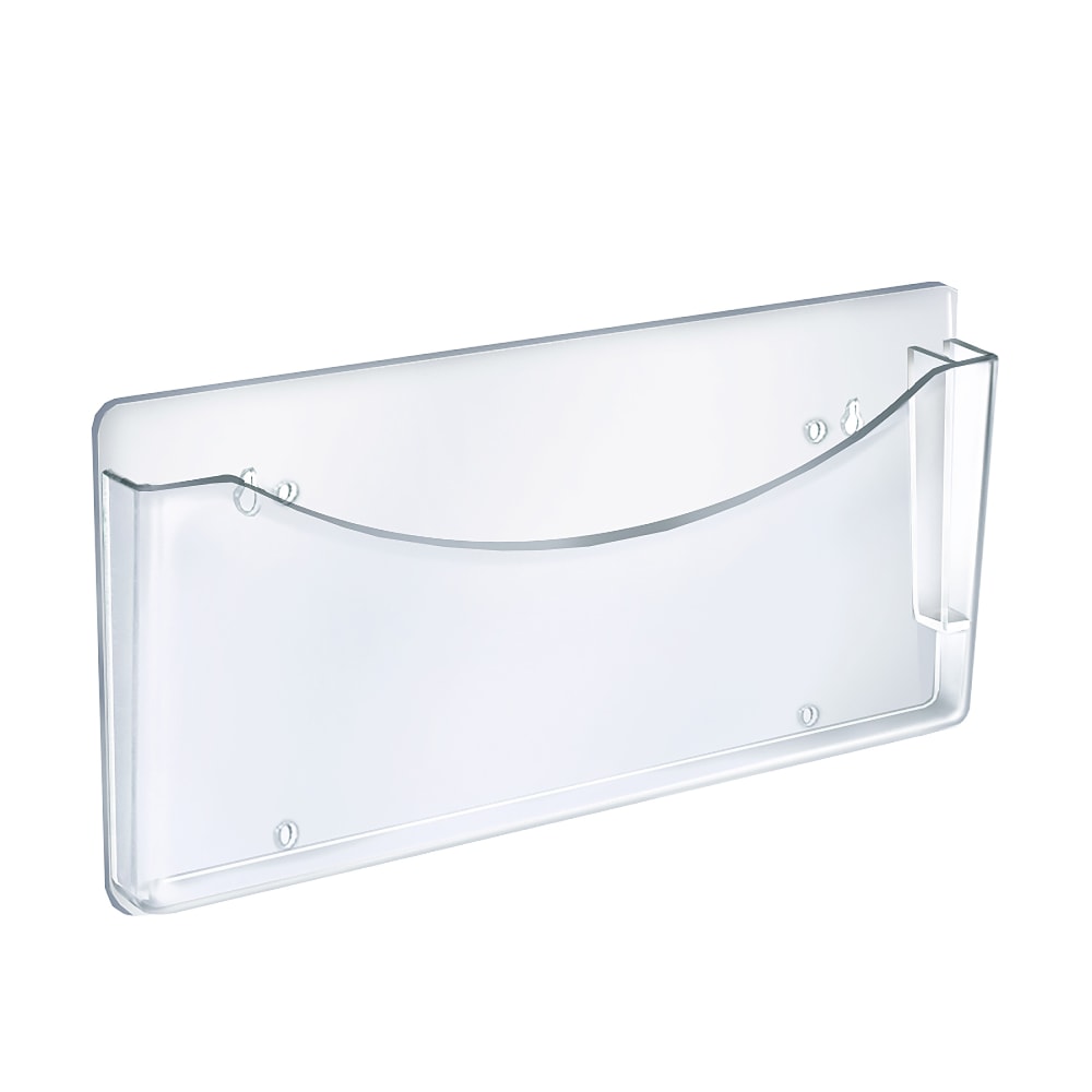 Azar Displays Single-Pocket Wall File with Pen Pocket,