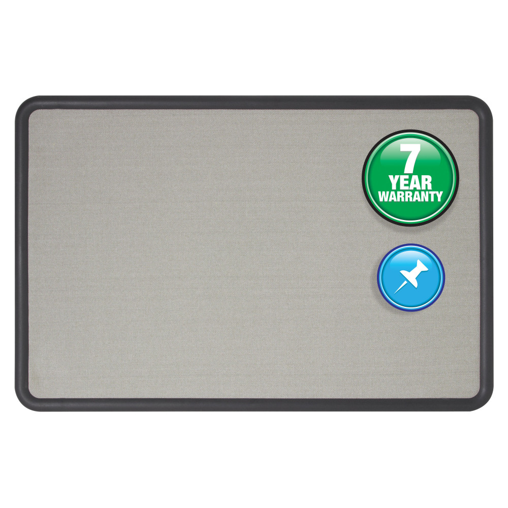 Quartet® Contour® Bulletin Board, 36" x 48", Plastic