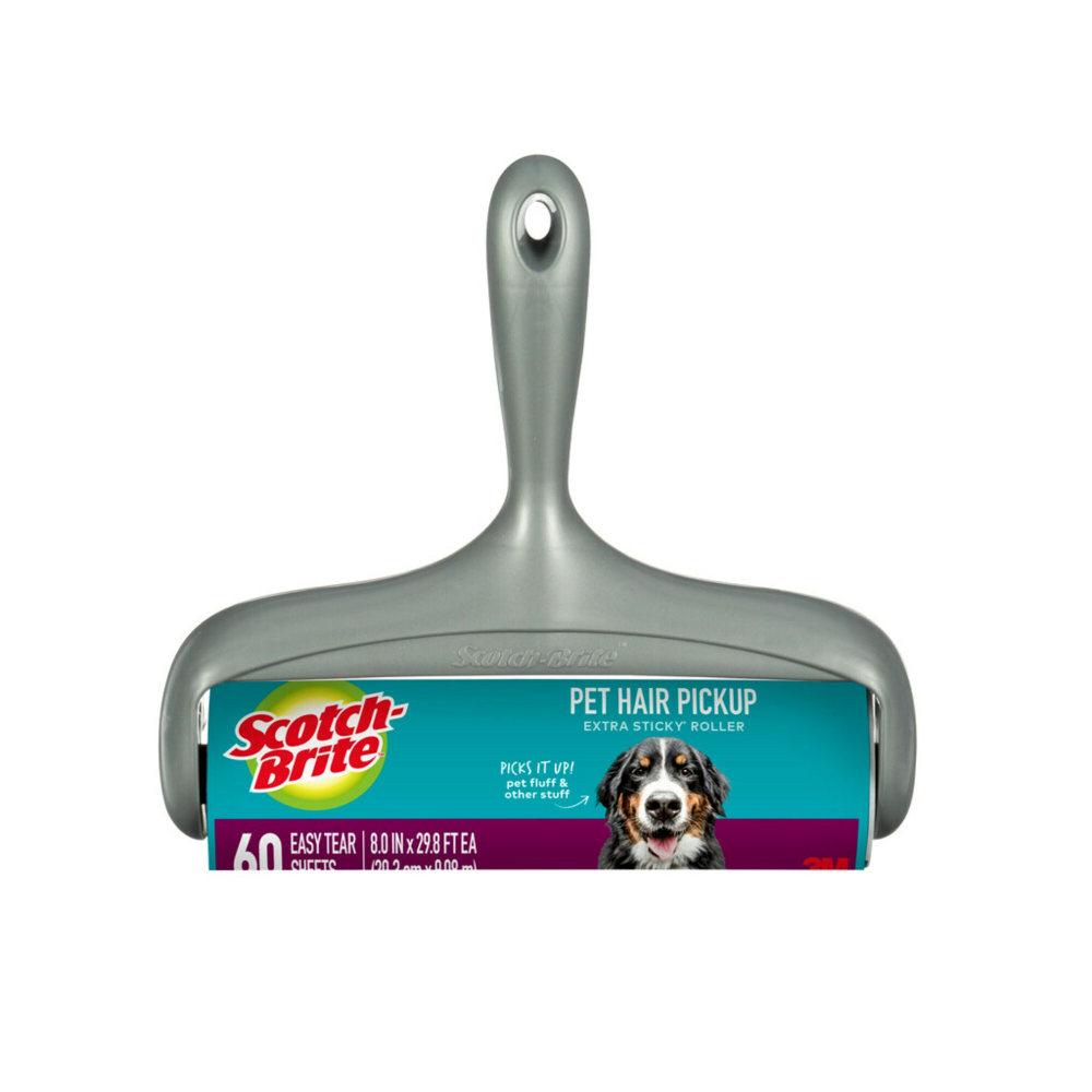 Scotch-Brite Pet Extra Sticky Large Surface Roller, 8