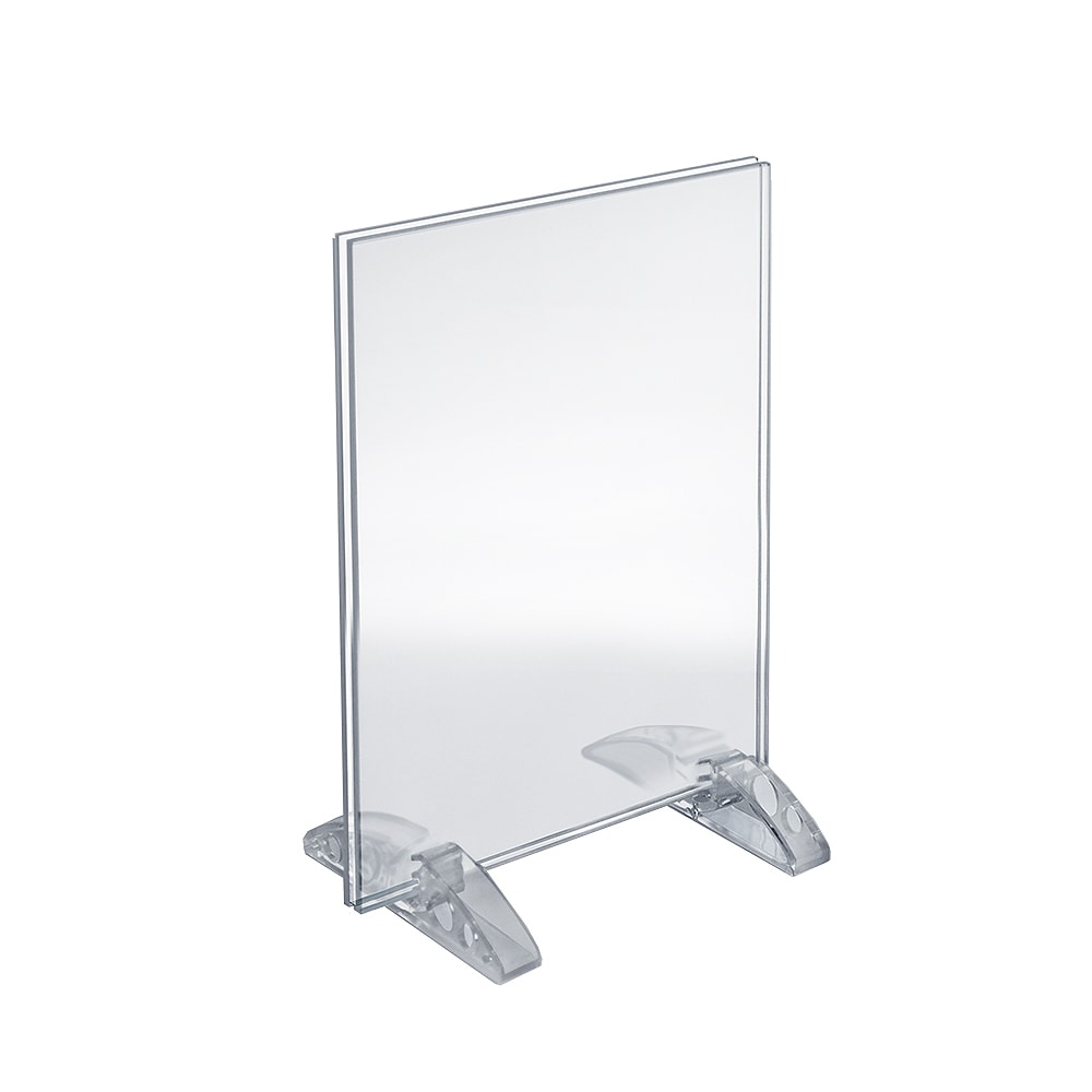 Azar Displays Dual-Stand Acrylic Vertical/Horizontal Sign