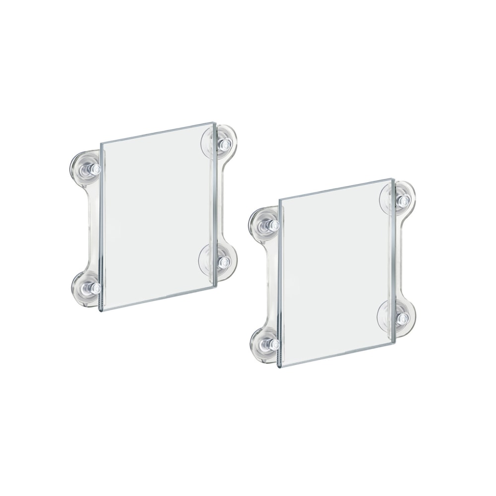 Azar Displays Vertical/Horizontal Sign Frames With Suction Cups,