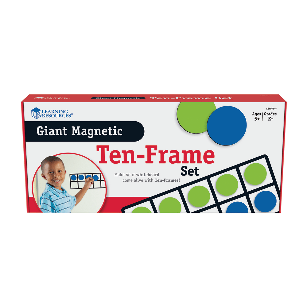 Learning Resources® Giant Magnetic 10-Frame Set, 5" x