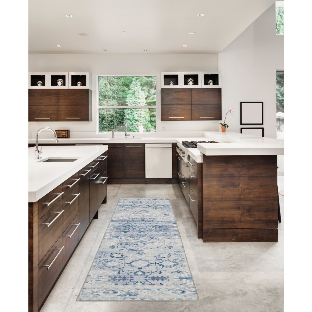 Linon Washable Indoor Rug, Treville, 2&#x27; x 8&#x27;,