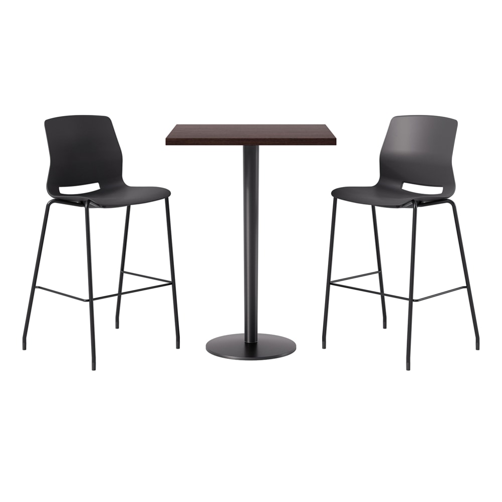 KFI Studios Proof Bistro Square Pedestal Table With