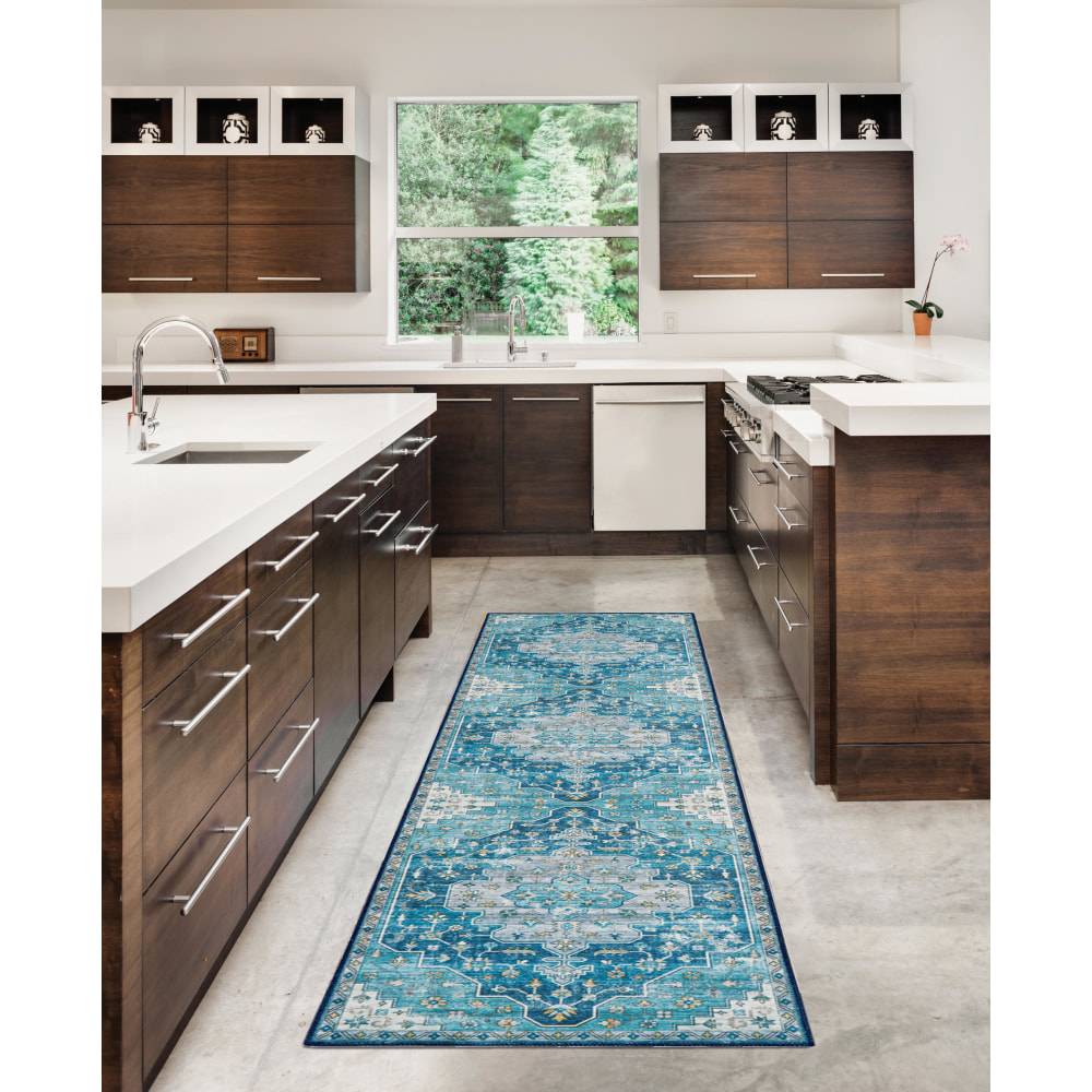Linon Washable Indoor Rug, Nimue, 2&#x27; x 8&#x27;,
