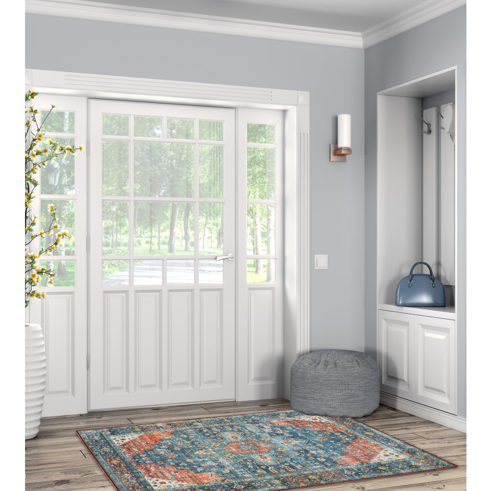 Linon Washable Indoor Rug, Julian, 3&#x27; x 5&#x27;,