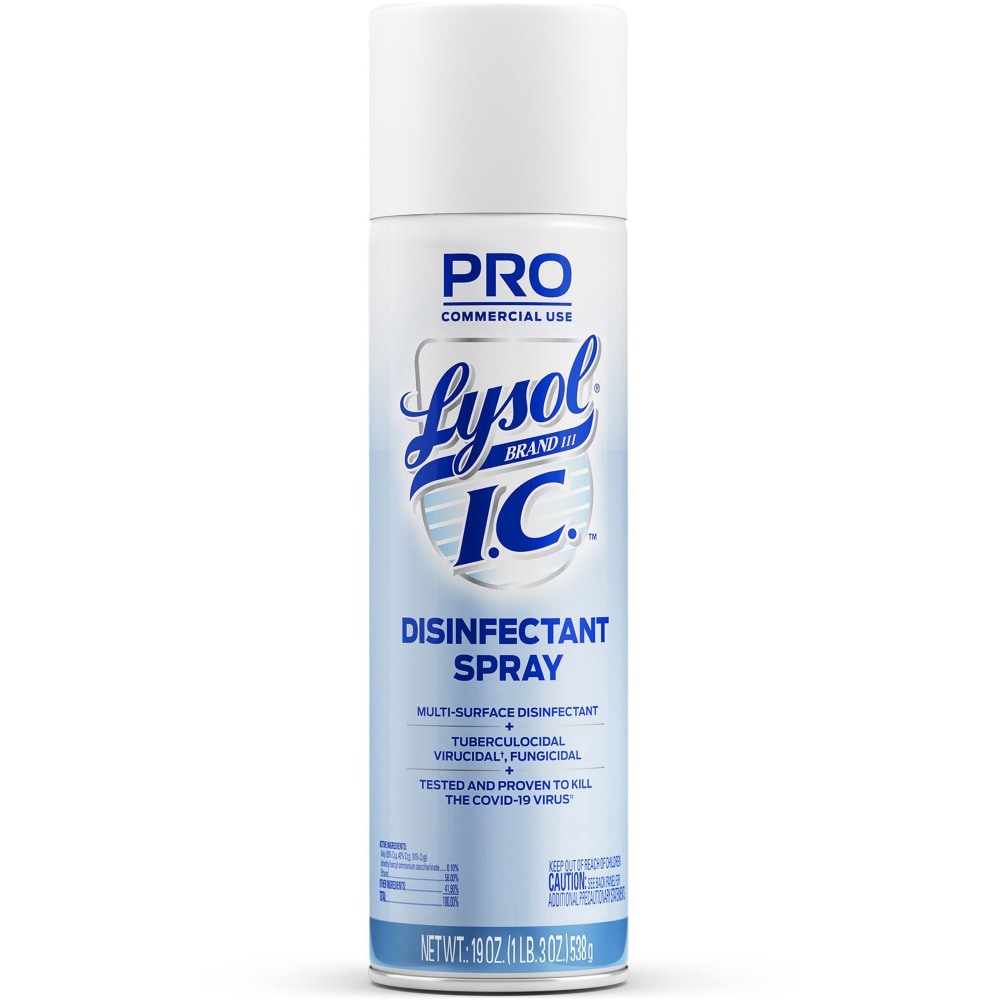 Lysol® I.C. Disinfectant Spray, 19 Oz Bottle