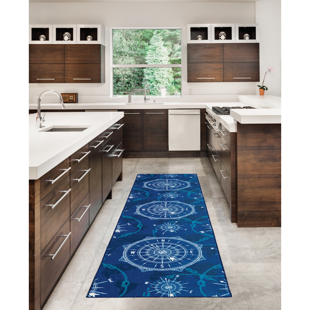 Linon Washable Indoor Rug, Soleil, 2&#x27; x 8&#x27;,