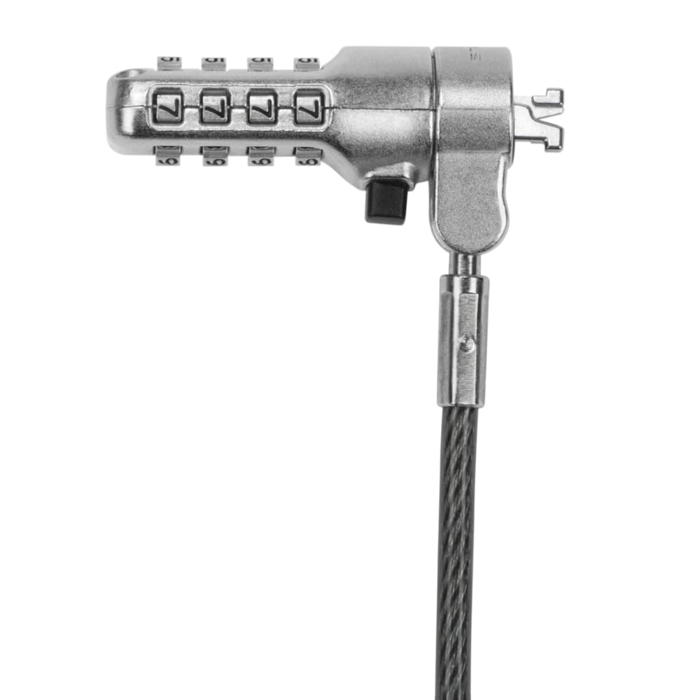 Targus® DEFCON Compact Serialized Combo Cable Lock, 6.5&#x27;