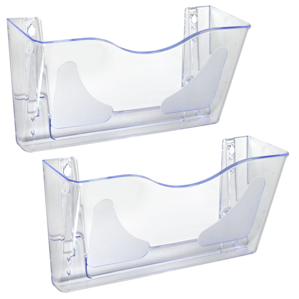 Azar Displays Single Pocket Wall Mount File Holders,