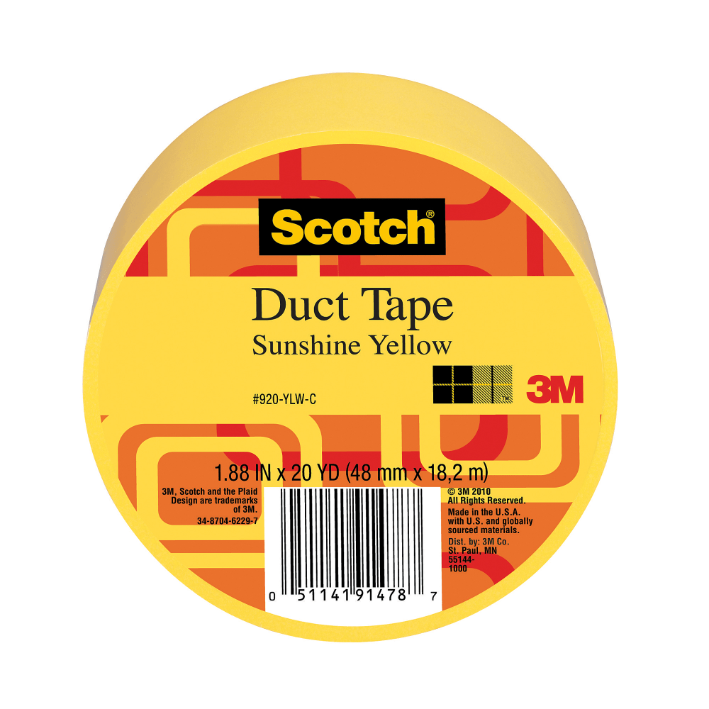 Scotch® Colored Duct Tape, 1 7/8" x 20