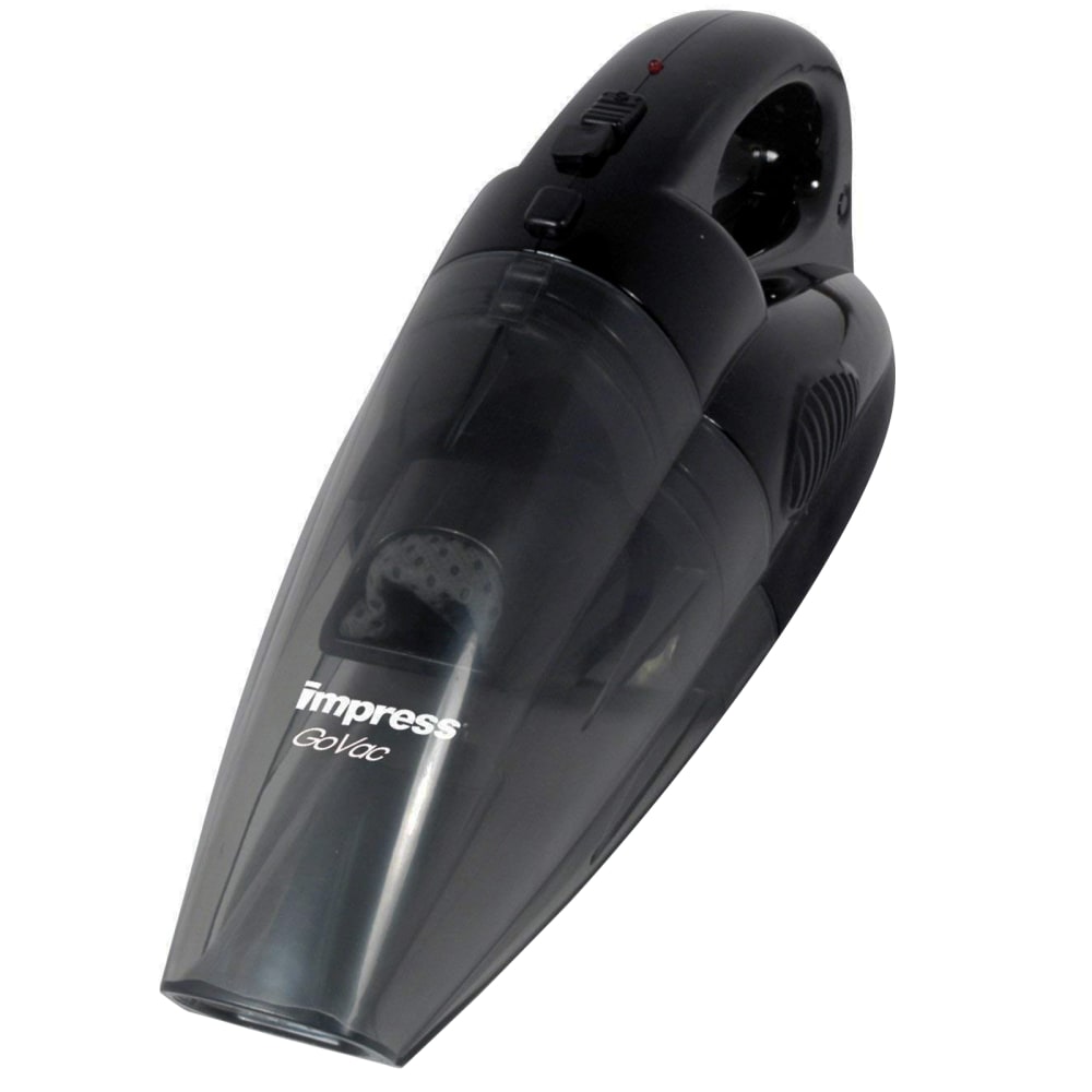 Impress GoVac Rechargeable Deluxe Handheld Vacuum With Base,