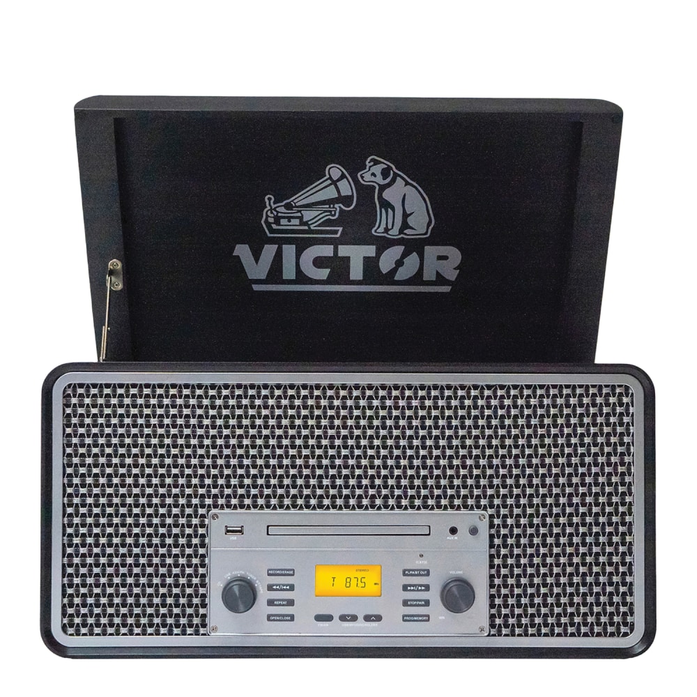 Victor Monument VWRP-5000 Dual-Bluetooth® Belt-Drive 8-In-1 Music