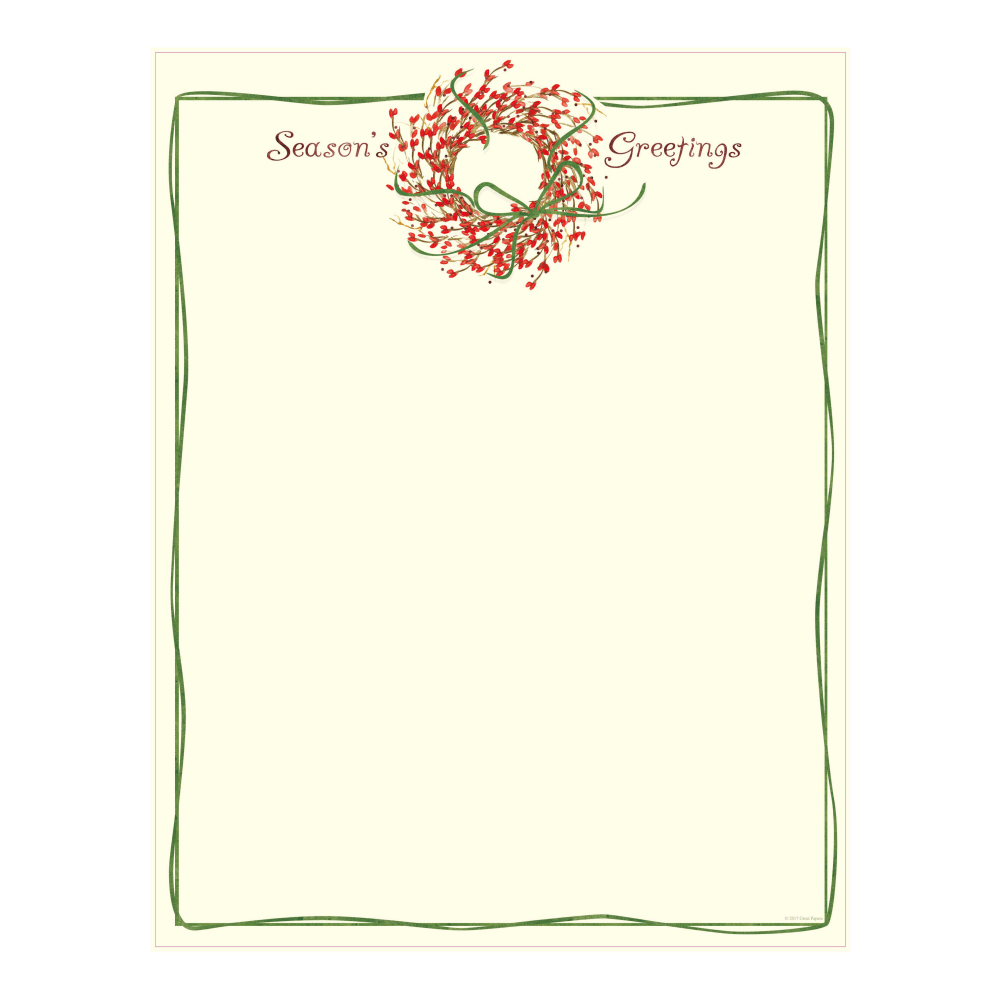 Great Papers!® Holiday-Themed Letterhead Paper, 8 1/2" x