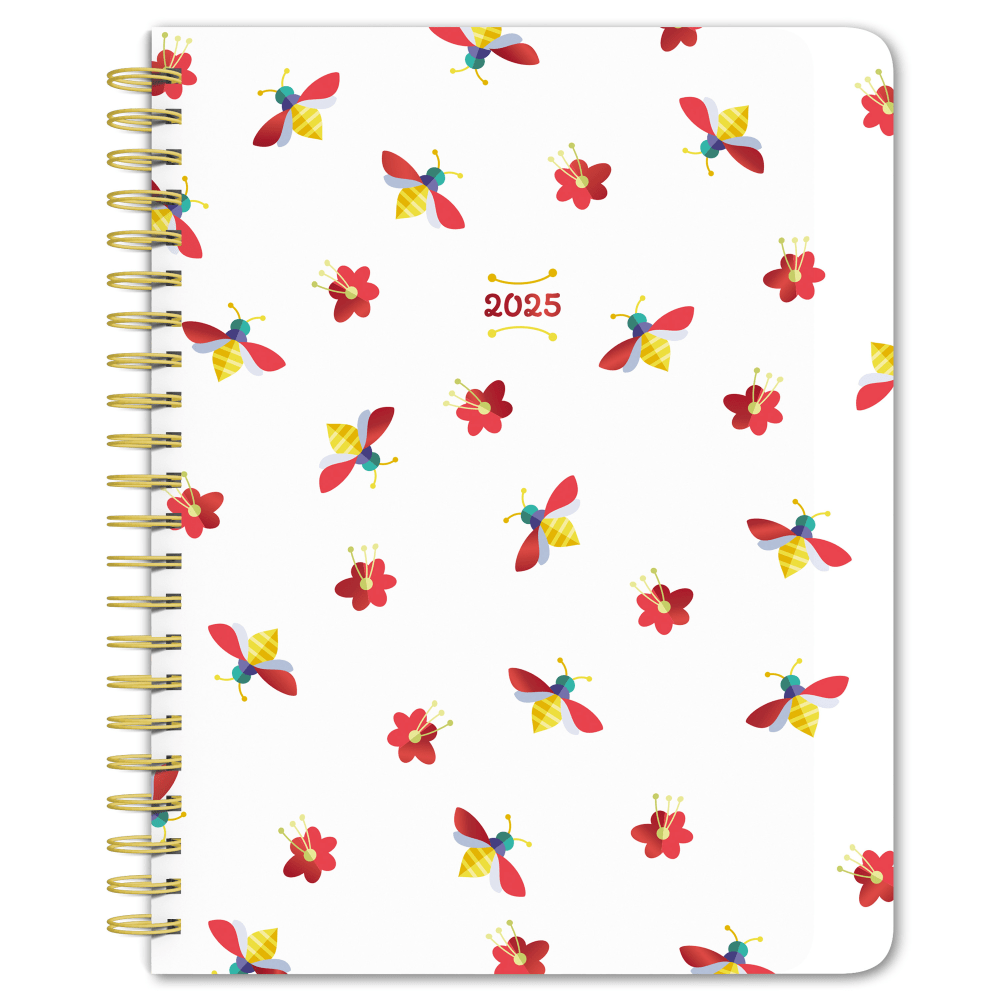 2025 BrownTrout Busy Bees Weekly Desk Planner, 6"