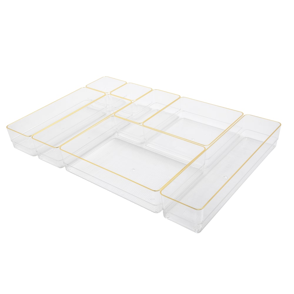 Martha Stewart Kerry Plastic Stackable Office Desk Drawer