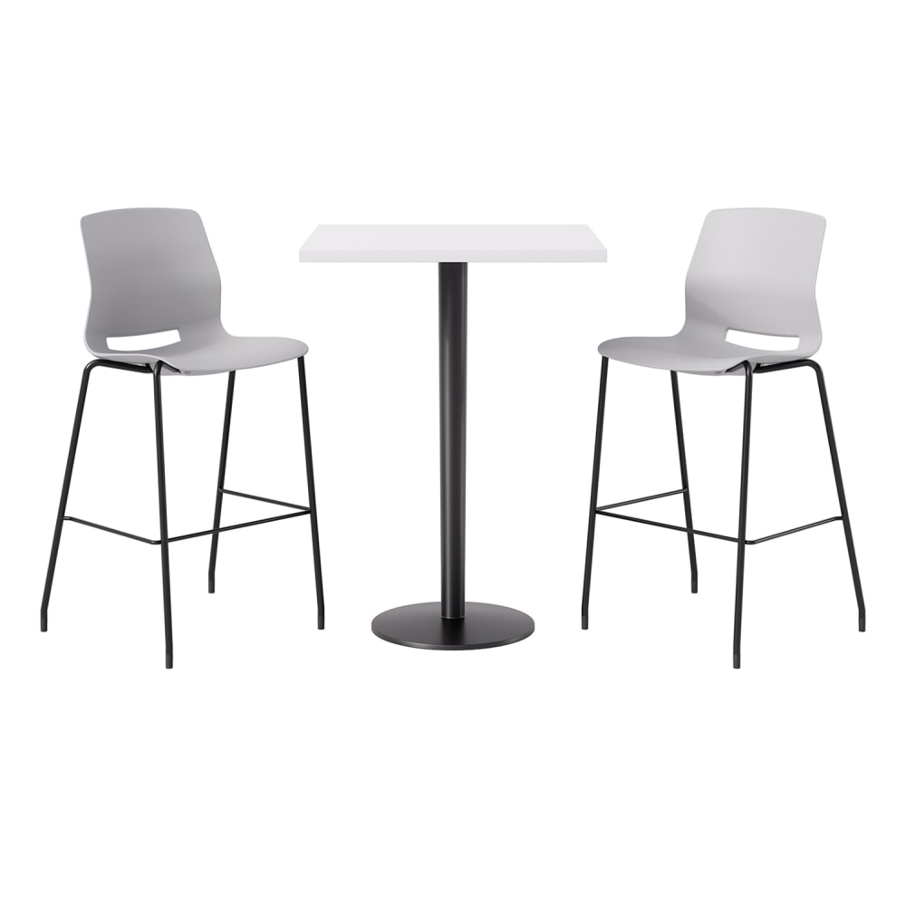 KFI Studios Proof Bistro Square Pedestal Table With