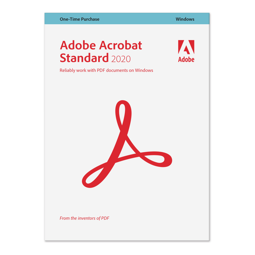 Adobe® Acrobat® Standard 2020, Windows®, Product Key