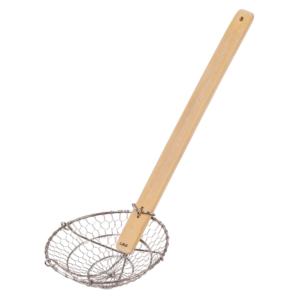 Joyce Chen Stainless-Steel Spider Strainer, 5", Tan
