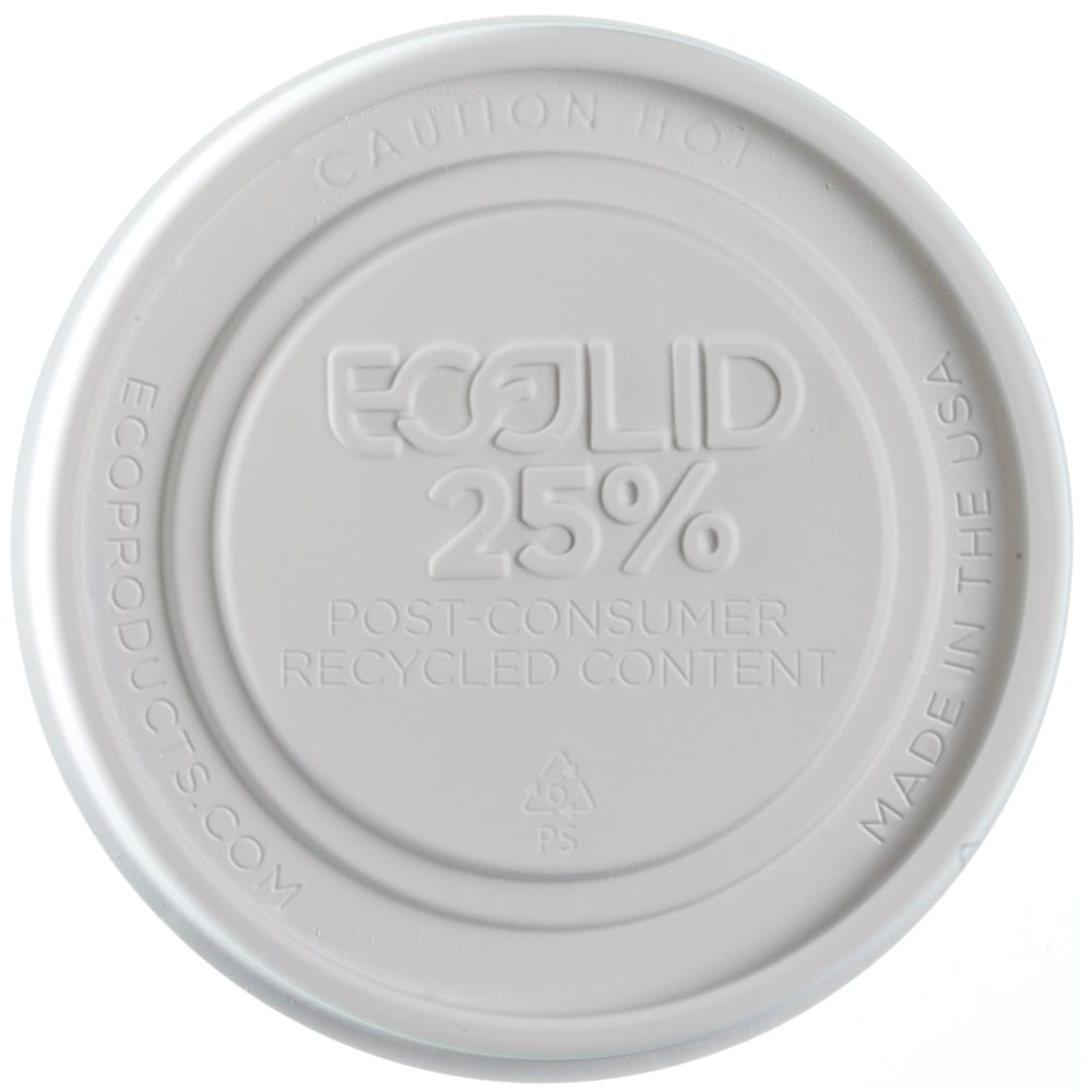 Eco-Products EcoLid Food Container Lids, 12-32 Oz, 25%