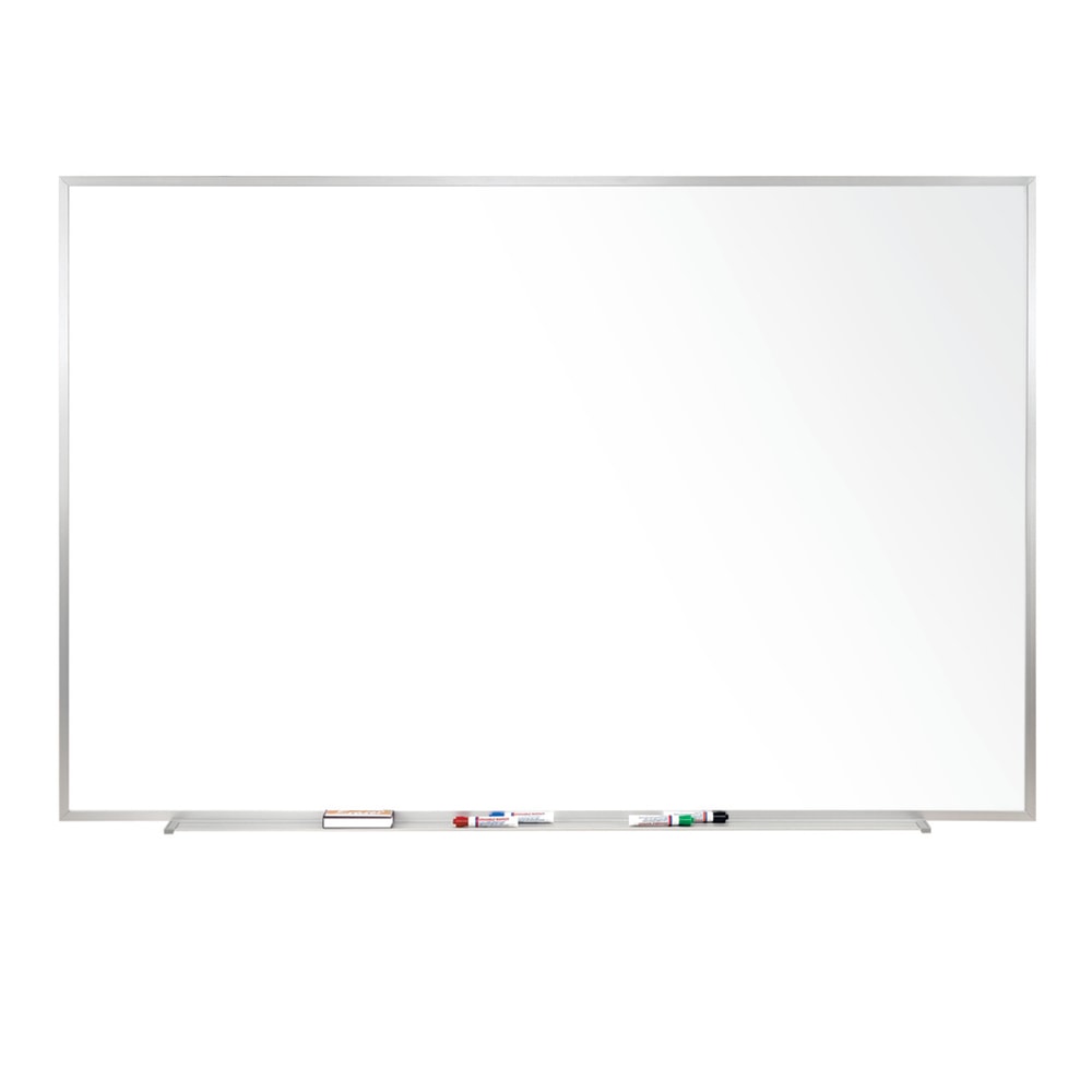 Ghent Magnetic Porcelain Dry-Erase Whiteboard, 48" x